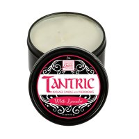 Tantrc Soy massage Candle with Pheromones - White Lavender