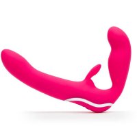 Happy Rabbit Rechargeable Vibrating Strapless Strap-On Dildo