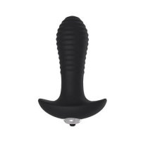 Spiral Silicone Anal Vibrating Butt Plug
