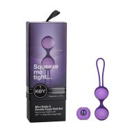Key by Jopen Mini Stella II Double Kegel Ball Set - Lavender