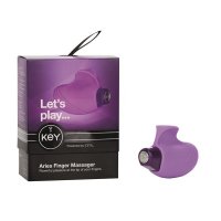 Key by Jopen Aries Ambidextrous Finger Massager - Lavender