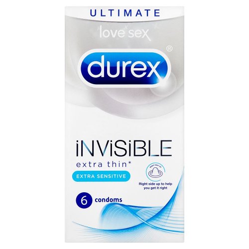 Durex Invisible Extra Sensitive 6's (New Packaging)