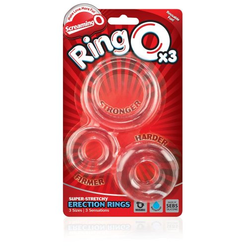 Screaming O RingO's x 3 (Clear)