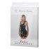Sharon Sloane Black Latex Mini Dress (S-L)