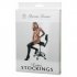 Sharon Sloane Black Latex Stockings (S-M)