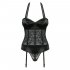 Obsessive Ailay Corset & Thong Black